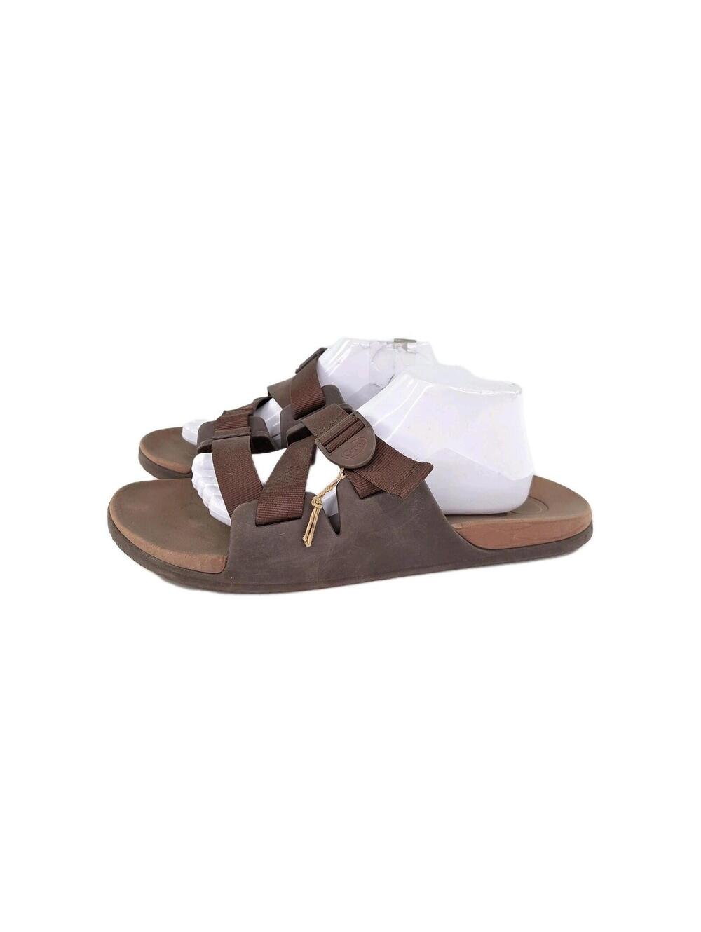 Chaco Chillos Mens Brown Slide US 13 Beach Walking Outdoor Strappy Slide Sandals